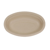 Compostable Eco-friendly Oval Plate
