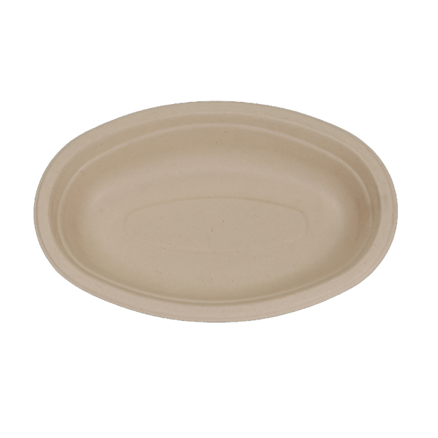 Compostable Eco-friendly Oval Plate