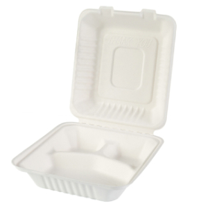 8-inch 3 Compt Takeaway Food Container