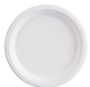 12 Inch Sugar Cane Fiber And Bamboo Round Plates