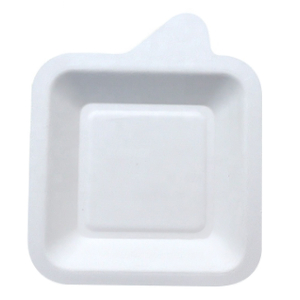 4 Inch Disposable Sugarcane Fiber Plate