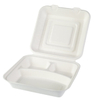8-inch Biodegradable Flip-top Food Container